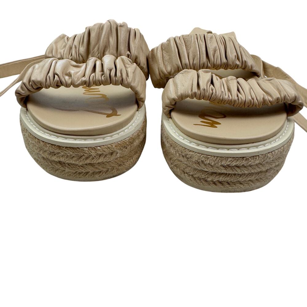 Sam Edelman Kerin Leather Double Strap Platform Wrap Ankle Sandals Women's 9 - Picture 5 of 12